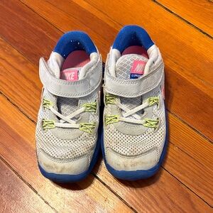 Nike Kids Sneakers - White, Blue, and Pink